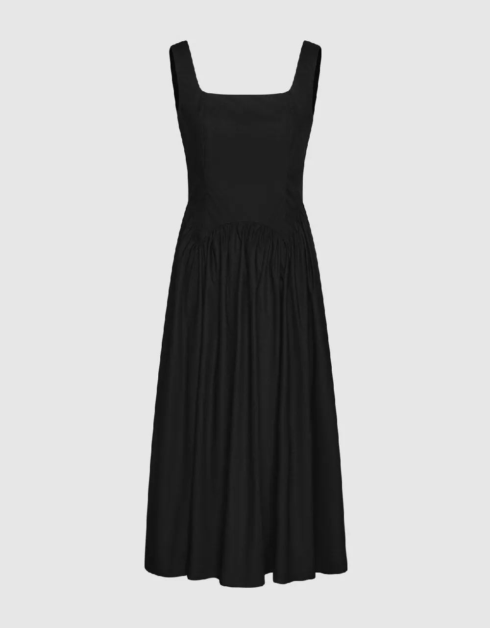 Sleeveless Square-cut Collar A-Line Dress sold by Urban Revivo product image thumbnail 2