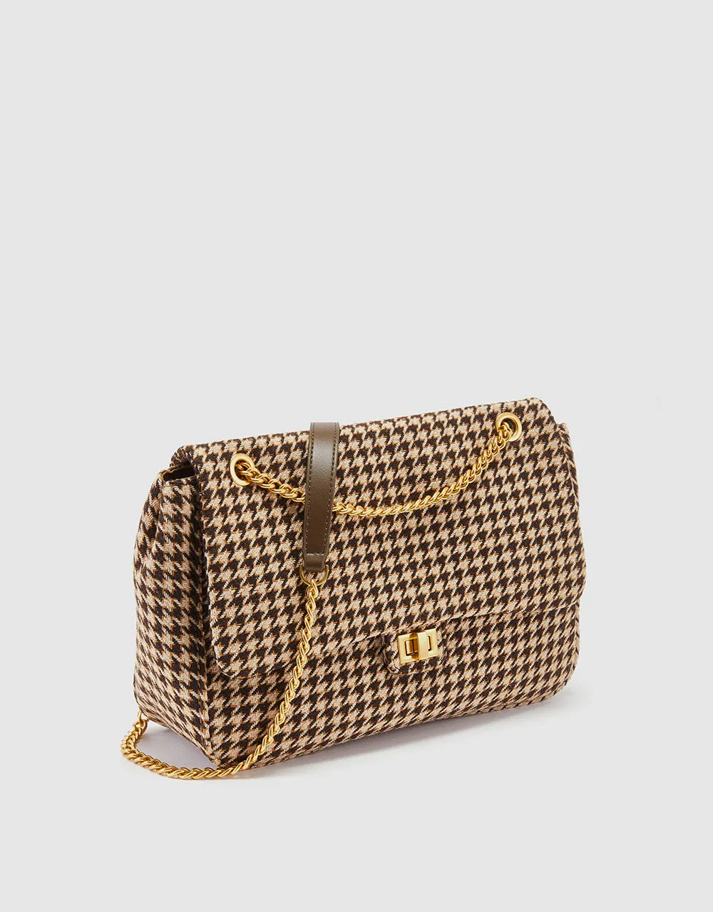Houndtooth Shoulder Bag sold by Urban Revivo product image thumbnail 3