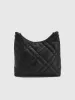 Quilted Embossed Vegan Leather Shoulder Bag sold by Urban Revivo