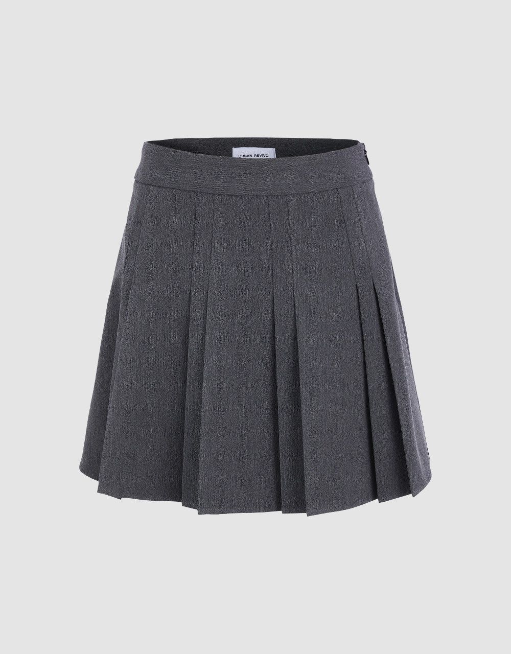 Pleated Mini A-Line Skirt sold by Urban Revivo product image thumbnail 3
