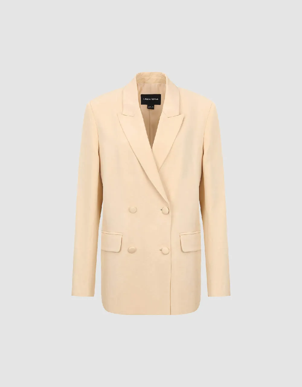Peak Lapel Tailored Blazer sold by Urban Revivo product image thumbnail 2