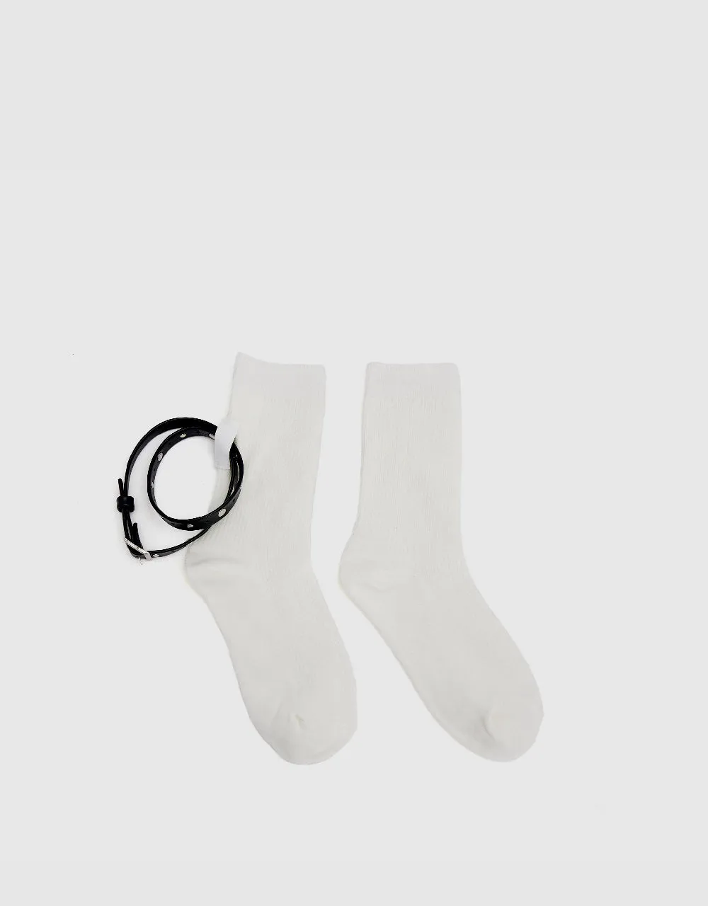 Belt Décor Mid-Length Socks sold by Urban Revivo