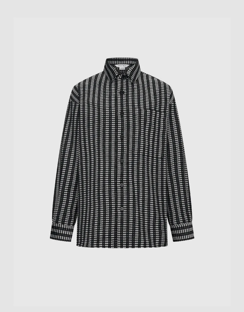 Striped Button Up Oversized Shirt sold by Urban Revivo product image thumbnail 2