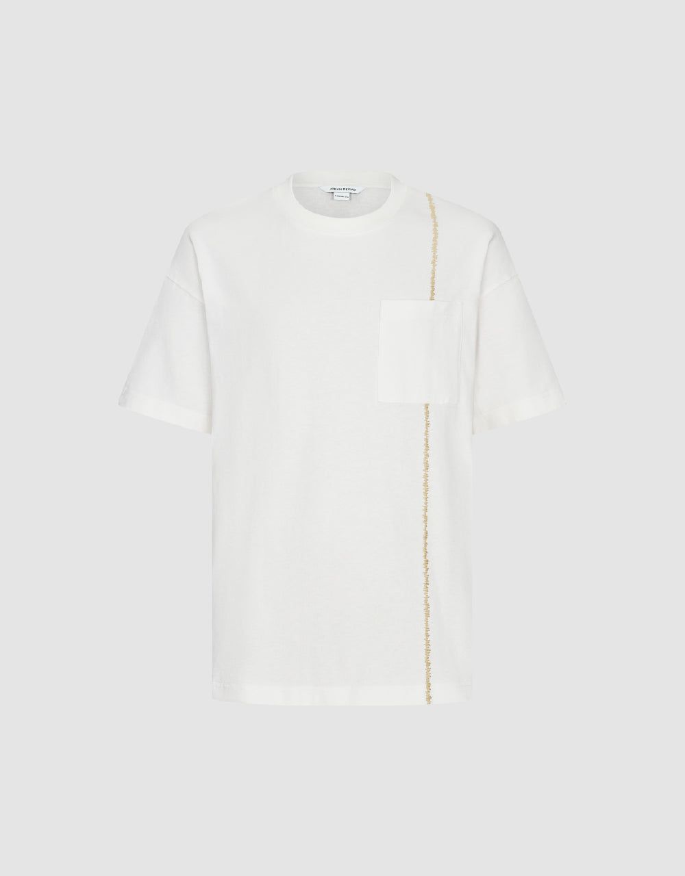 Pocket Patched Crew Neck T-Shirt sold by Urban Revivo