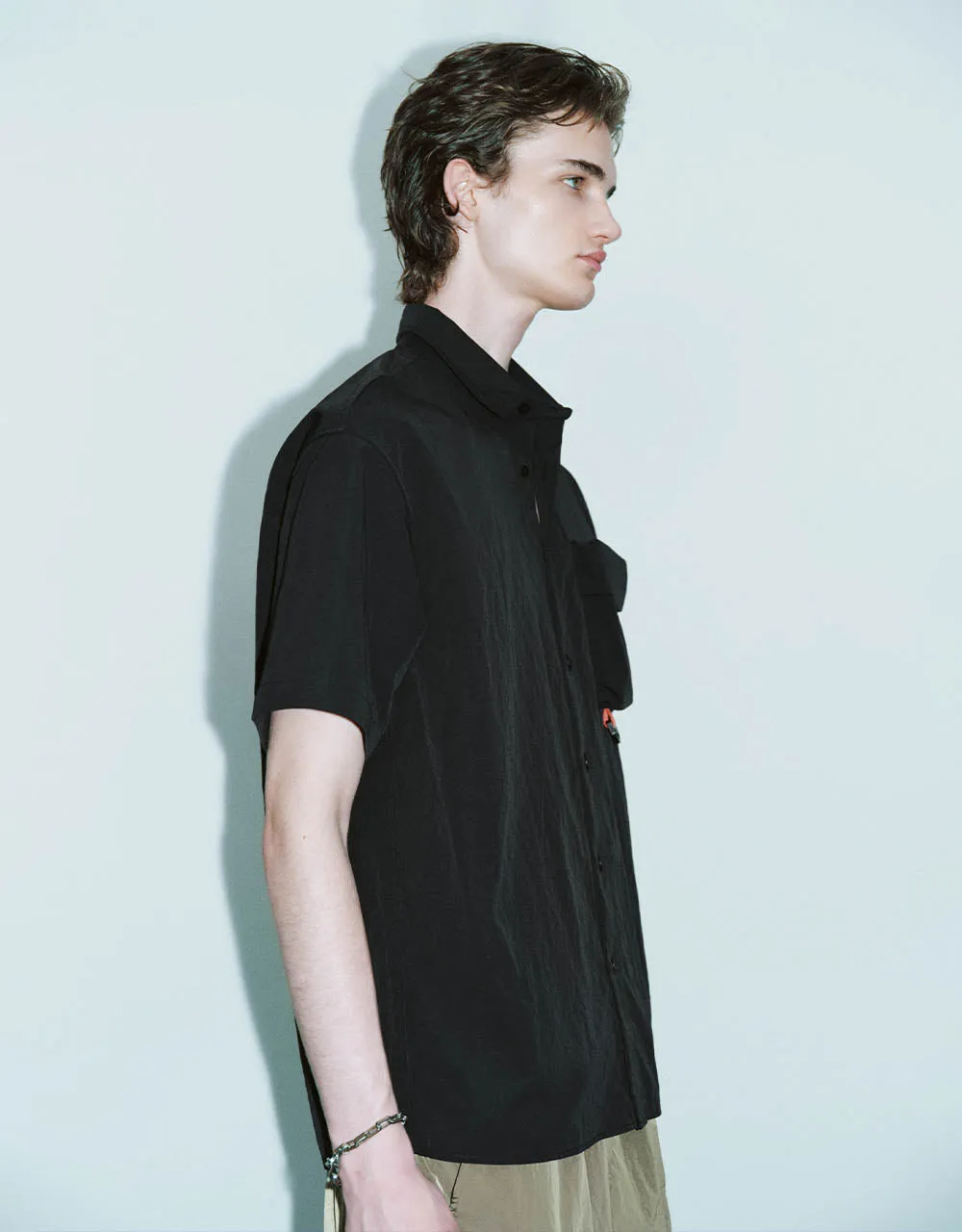 Button Up Loose Shirt sold by Urban Revivo product image thumbnail 3