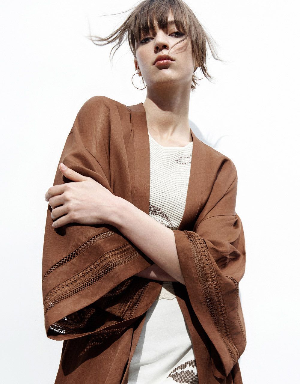 Tie Front Straight Jacket sold by Urban Revivo product image thumbnail 5