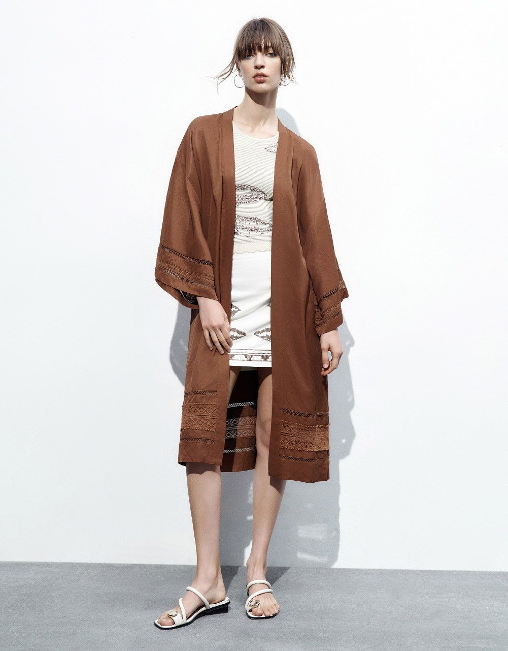 Tie Front Straight Jacket sold by Urban Revivo product image thumbnail 3