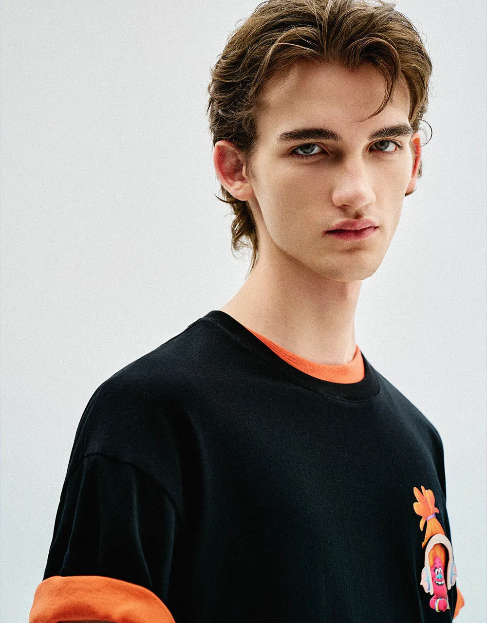 Crew Neck Loose T-Shirt sold by Urban Revivo product image thumbnail 4