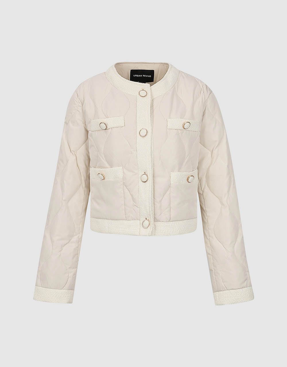 Crew Neck Down Jacket sold by Urban Revivo product image thumbnail 2