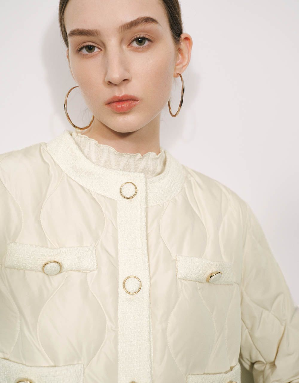 Crew Neck Down Jacket sold by Urban Revivo product image thumbnail 5