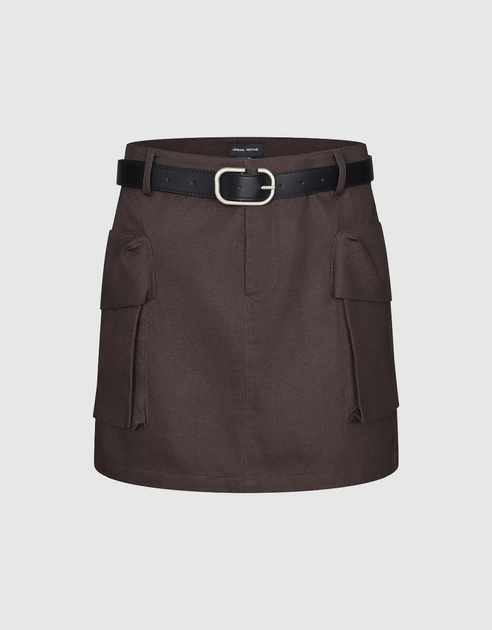 Mini Straight Skirt With Belt sold by Urban Revivo