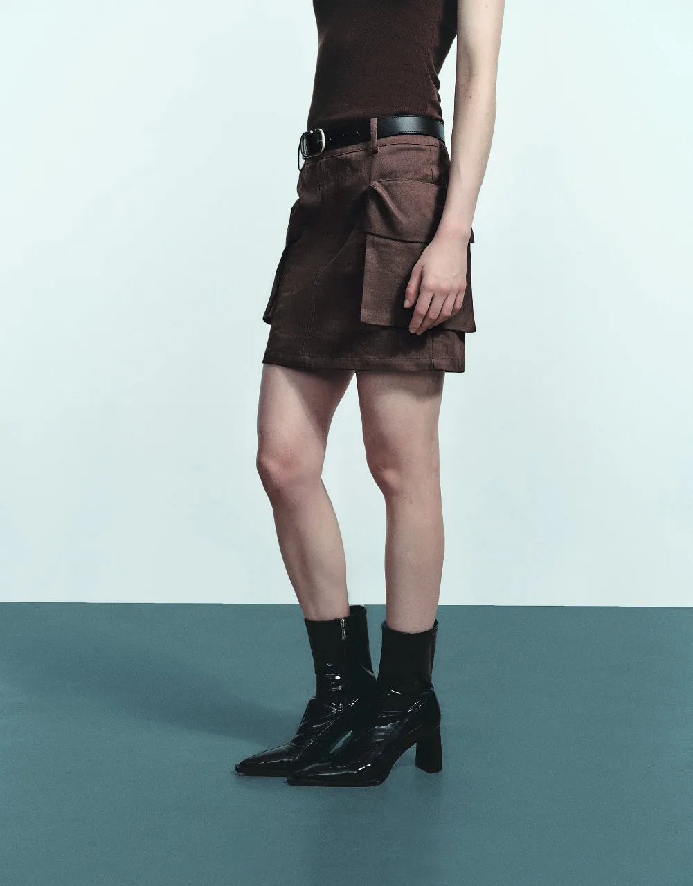 Mini Straight Skirt With Belt sold by Urban Revivo product image thumbnail 4