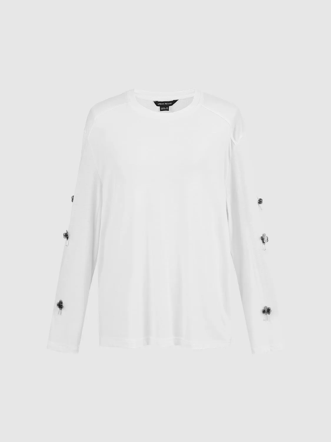 Crew Neck Loose T-Shirt sold by Urban Revivo product image thumbnail 2