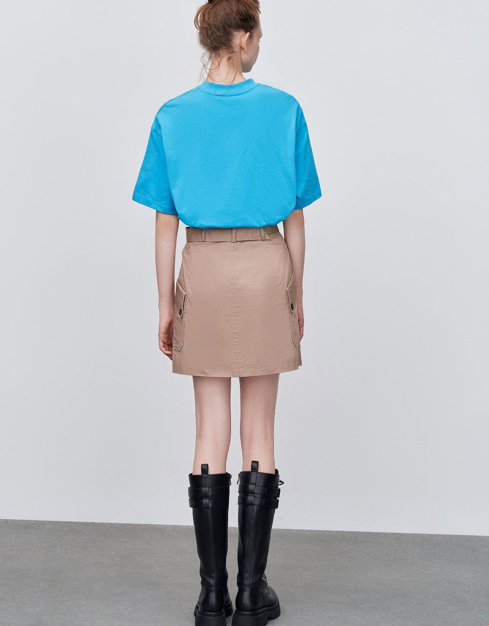 Letter Printed Crew Neck Loose T-Shirt sold by Urban Revivo product image thumbnail 3