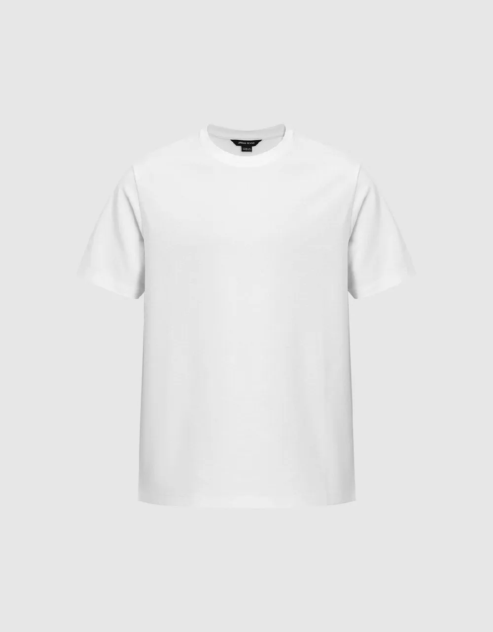 Crew Neck Straight T-Shirt sold by Urban Revivo product image thumbnail 2