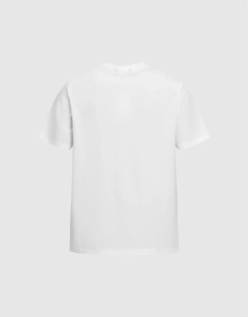 Crew Neck Straight T-Shirt sold by Urban Revivo product image thumbnail 4