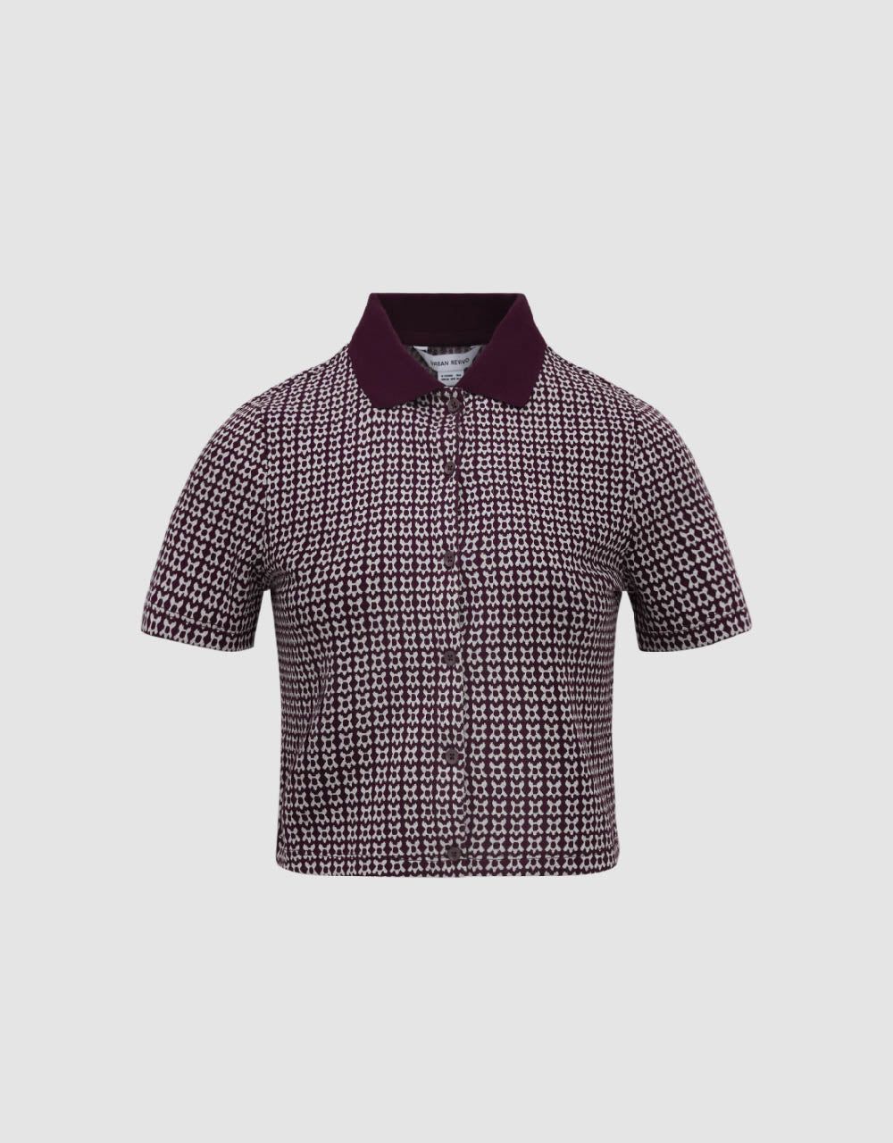Button Up Polo Shirt sold by Urban Revivo product image thumbnail 2