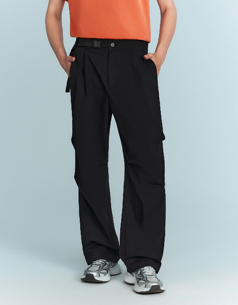 Straight Pants With Belt sold by Urban Revivo product image thumbnail 2