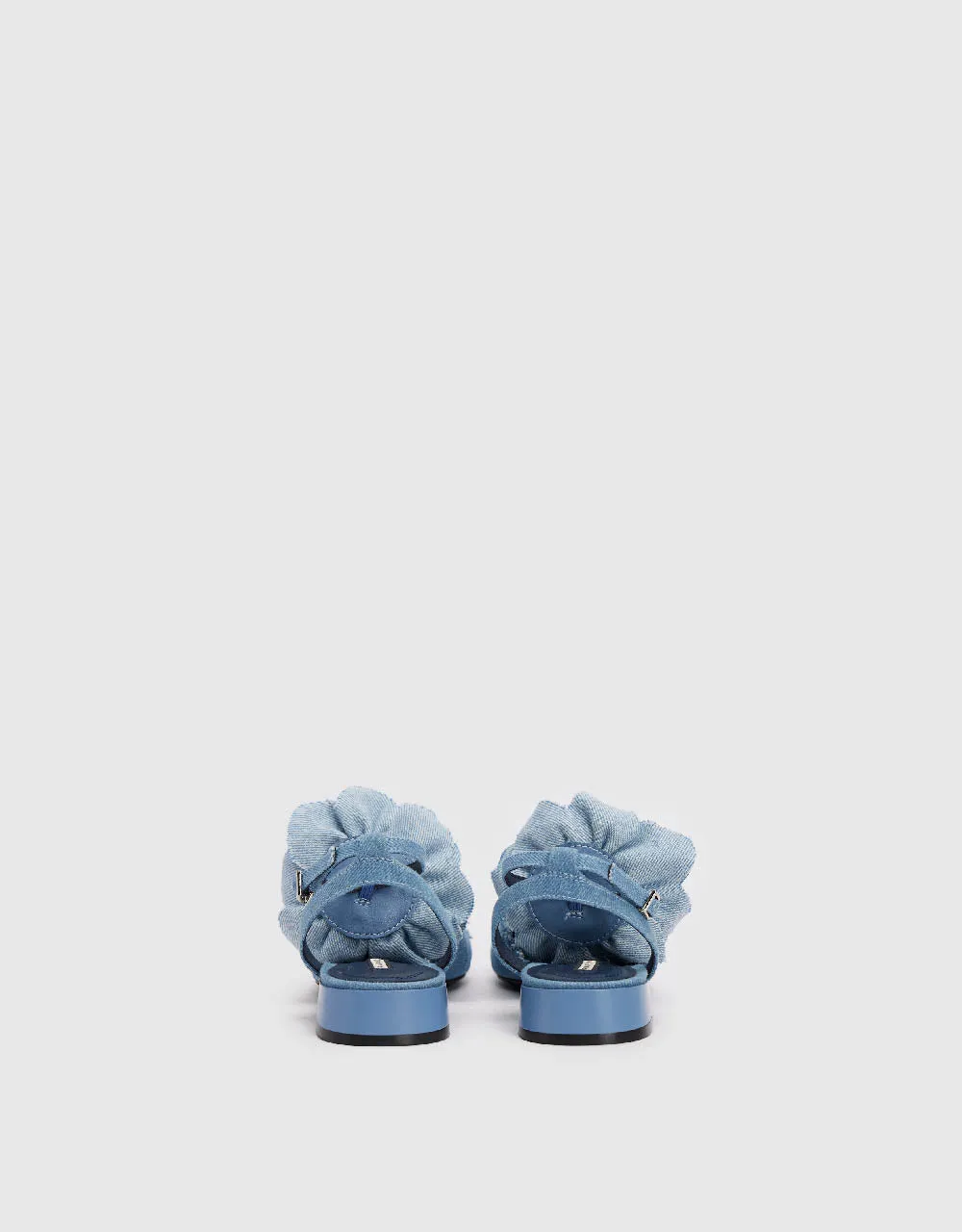 Raw Hem Flower Décor Denim Slingbacks sold by Urban Revivo product image thumbnail 3