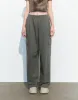 Elastic Waist Knitted Wide-Leg Pants sold by Urban Revivo