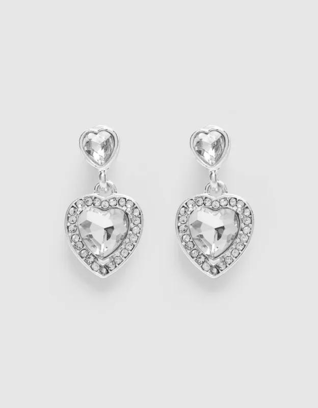 Earrings With Heart Design Pendant sold by Urban Revivo