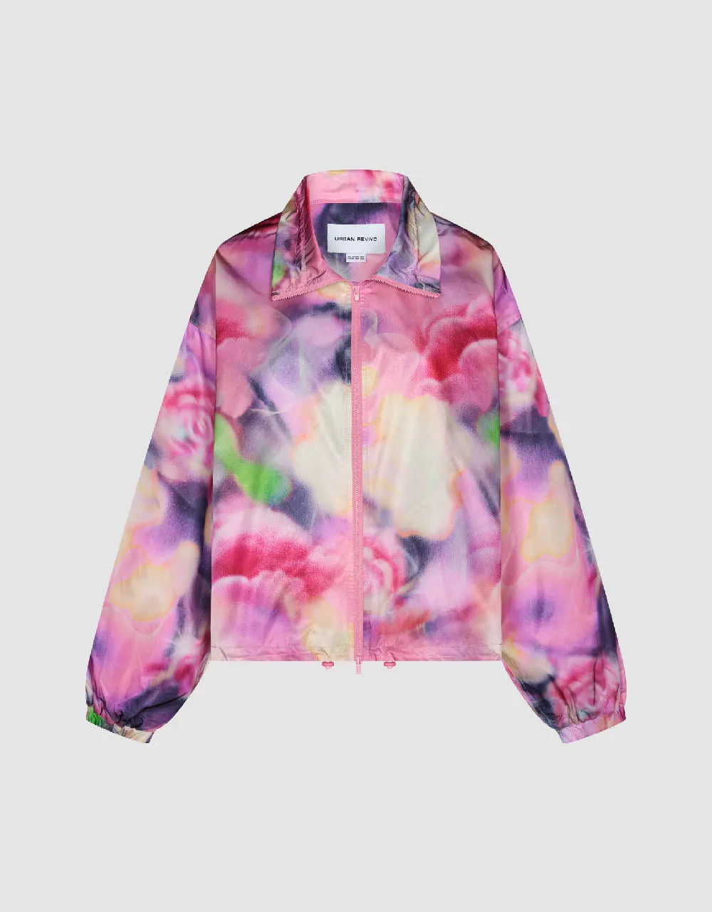 Stand Collar Printed Straight Jacket sold by Urban Revivo product image thumbnail 2