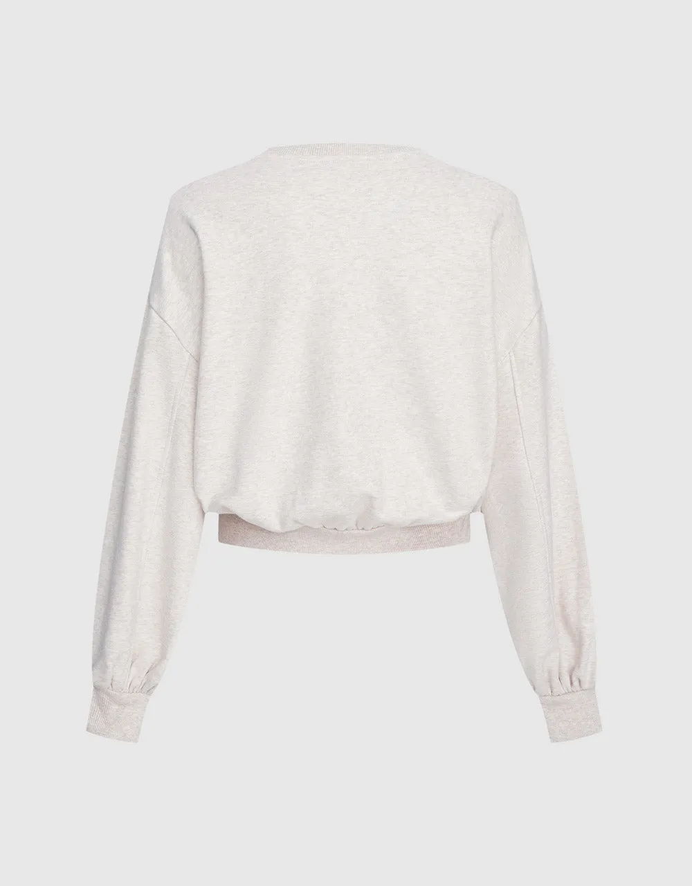 Letter Embossed Sweatshirt sold by Urban Revivo product image thumbnail 4