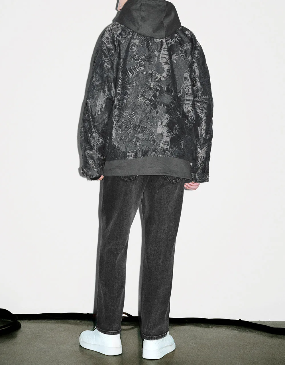 Zipper Front Printed Jacket sold by Urban Revivo product image thumbnail 5