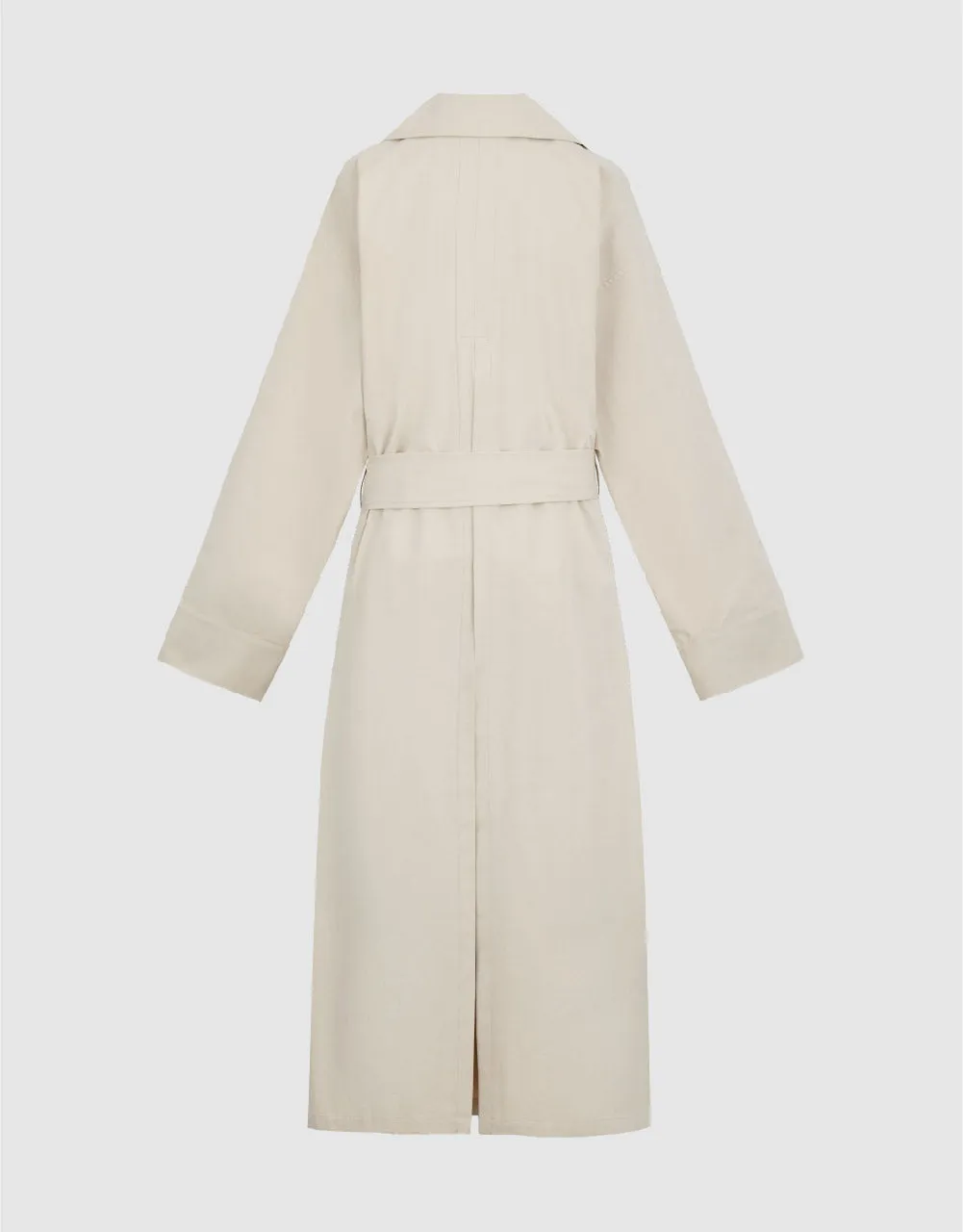 Longline Straight Trench Coat sold by Urban Revivo product image thumbnail 5