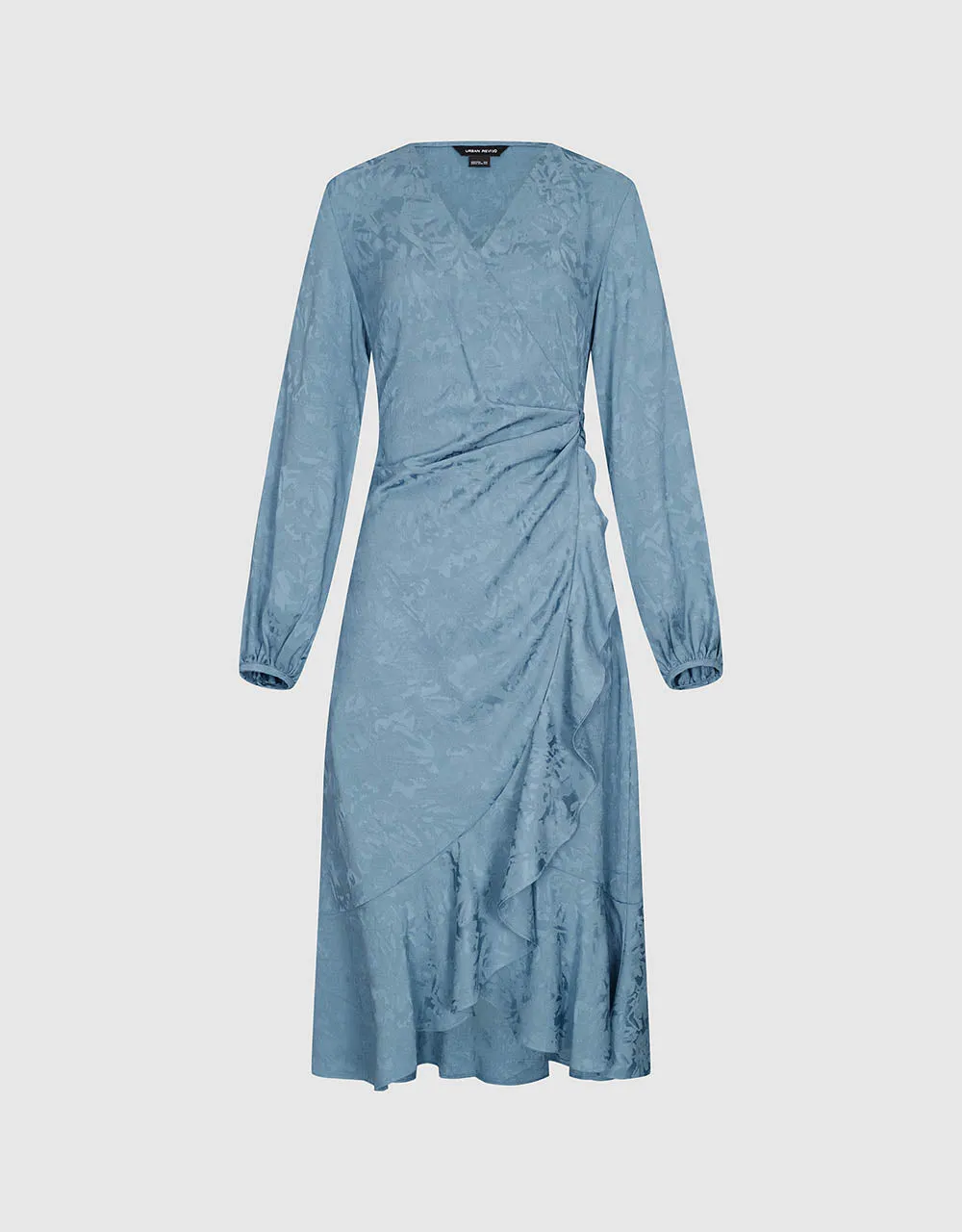 Surplice Front Midi A-Line Dress sold by Urban Revivo product image thumbnail 2