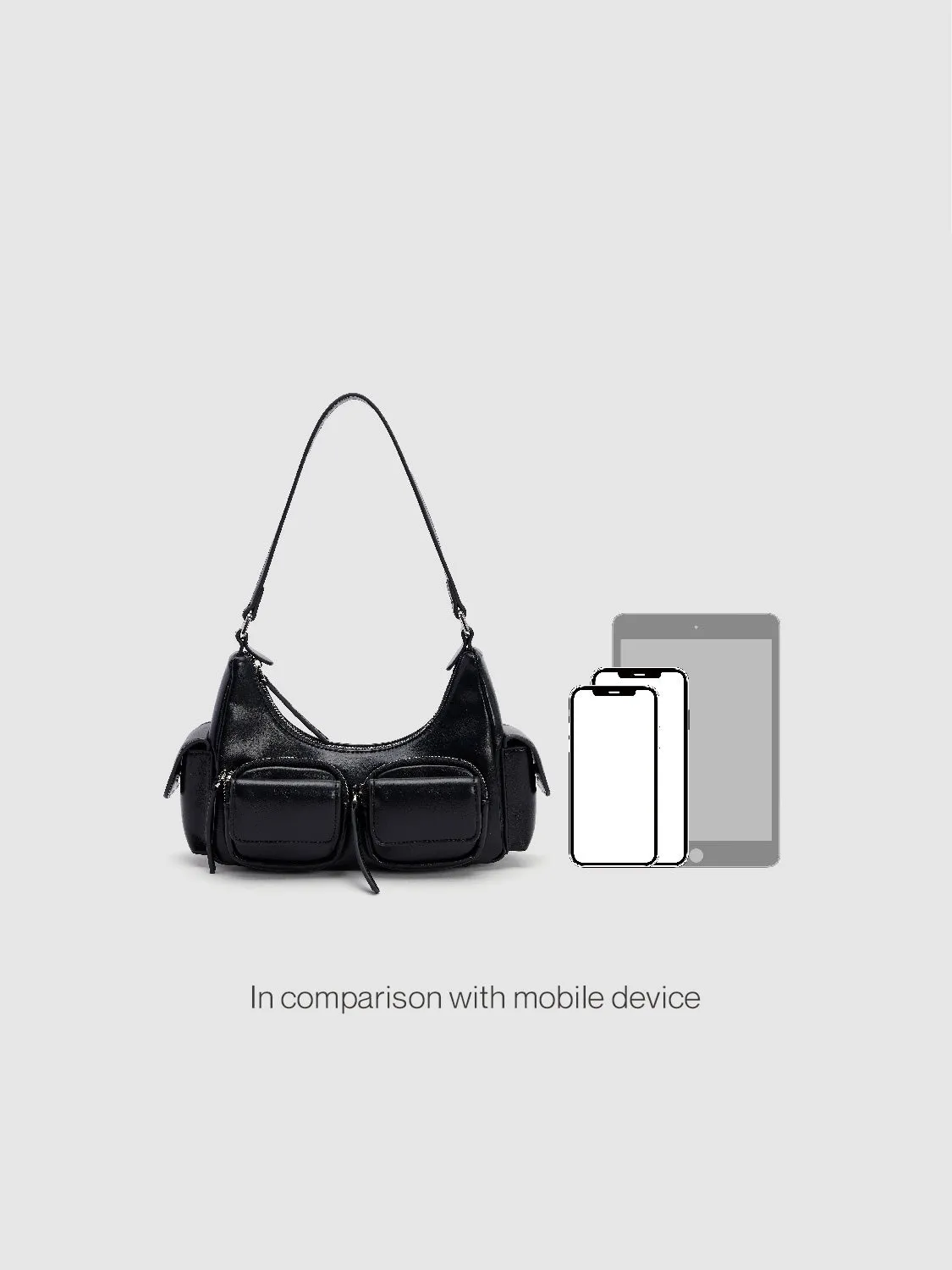 Vegan Leather Shoulder Bag sold by Urban Revivo product image thumbnail 2