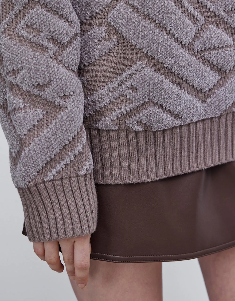 Faux Leather Wrapped Skirt sold by Urban Revivo product image thumbnail 3