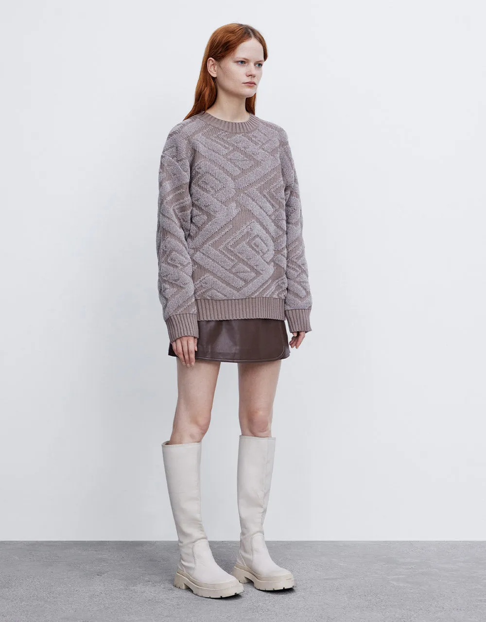 Faux Leather Wrapped Skirt sold by Urban Revivo product image thumbnail 5