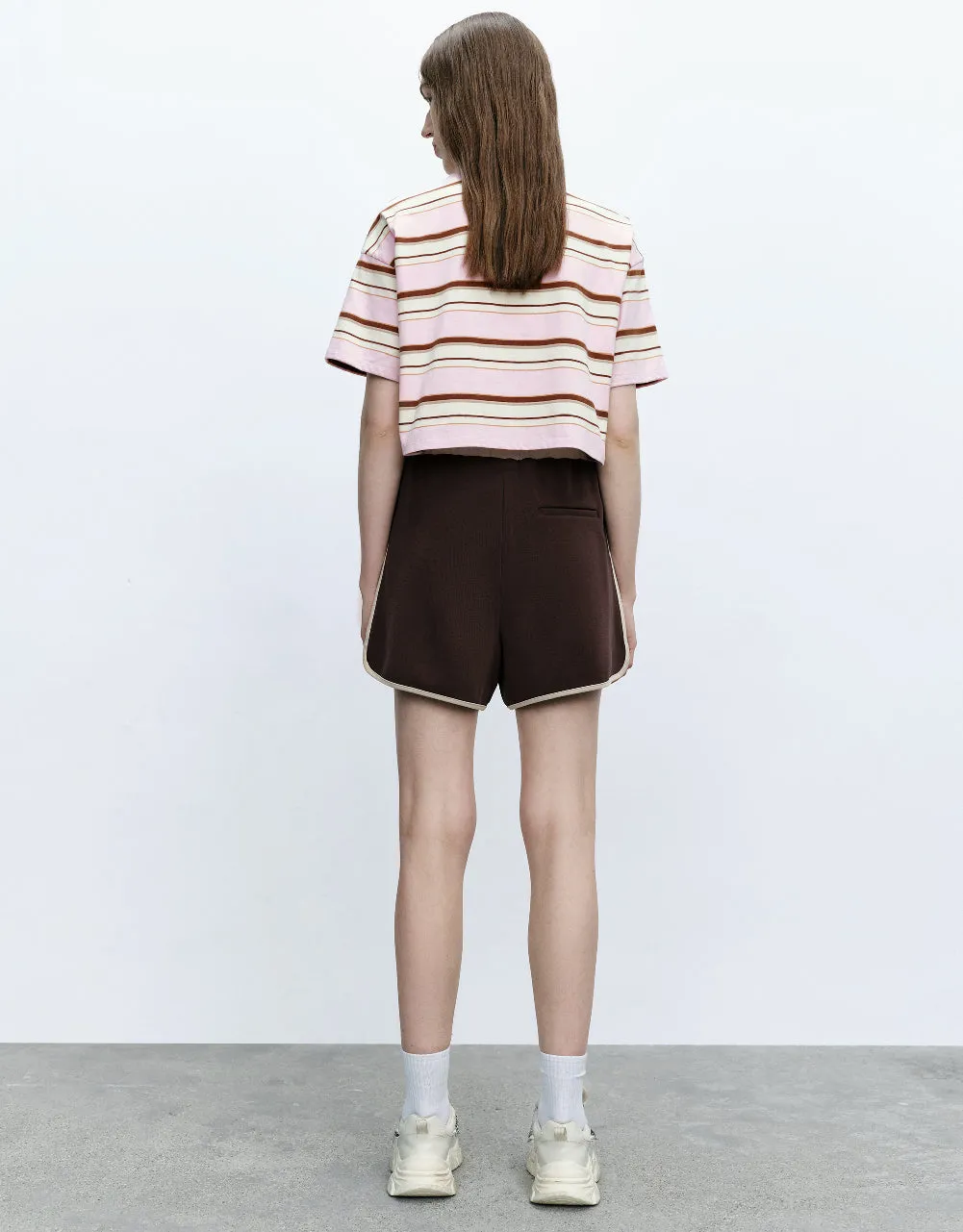 Striped Crew Neck T-Shirt sold by Urban Revivo product image thumbnail 4