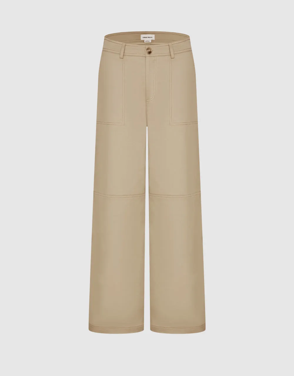 Straight Leg Cargo Pants sold by Urban Revivo