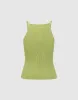 V-Neck Knitted Cami Top sold by Urban Revivo