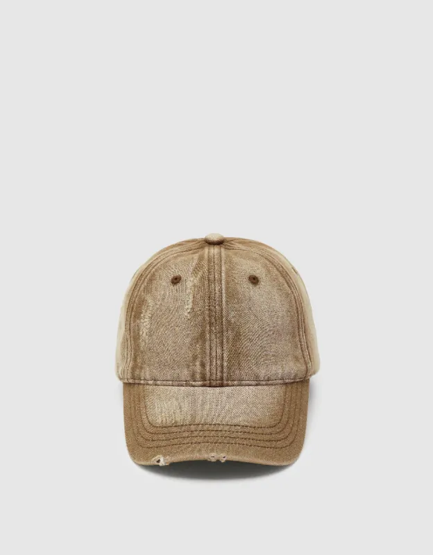 Gradient Distressed Baseball Cap sold by Urban Revivo