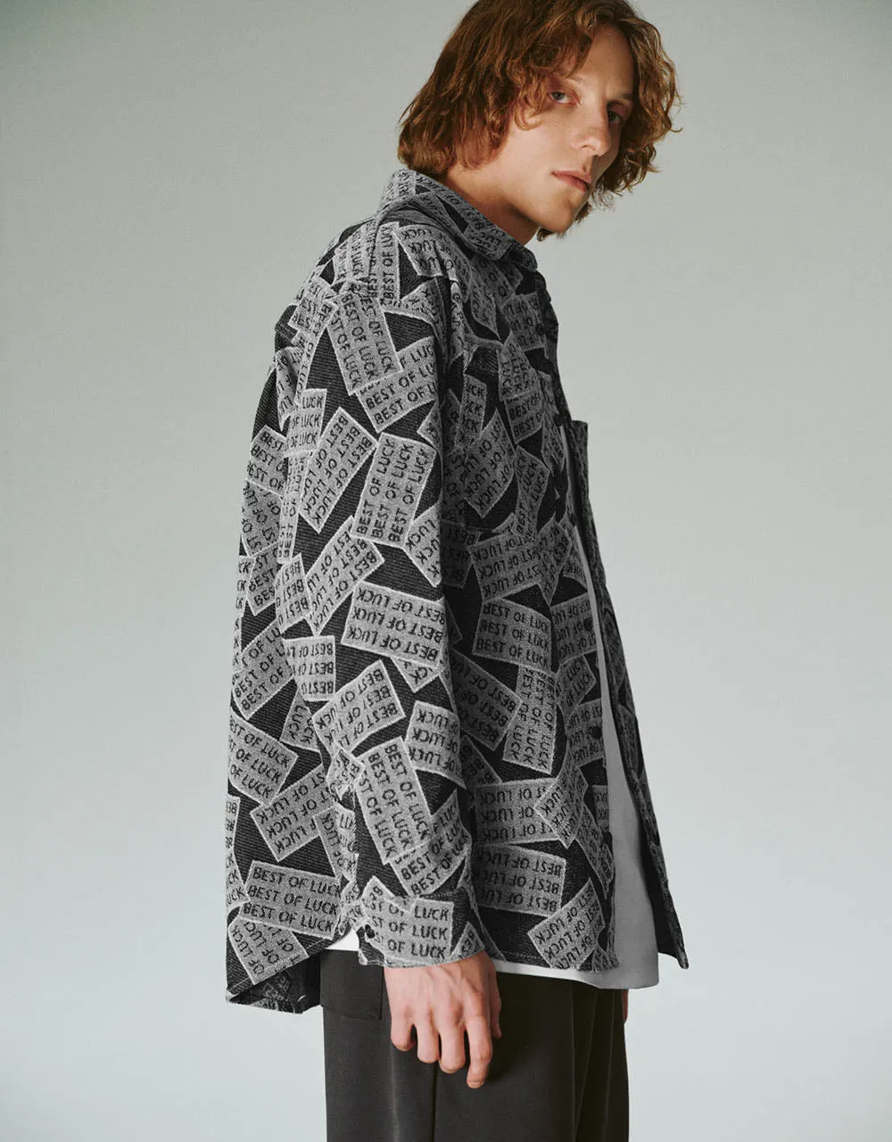 Printed Loose Denim Shirt sold by Urban Revivo product image thumbnail 3