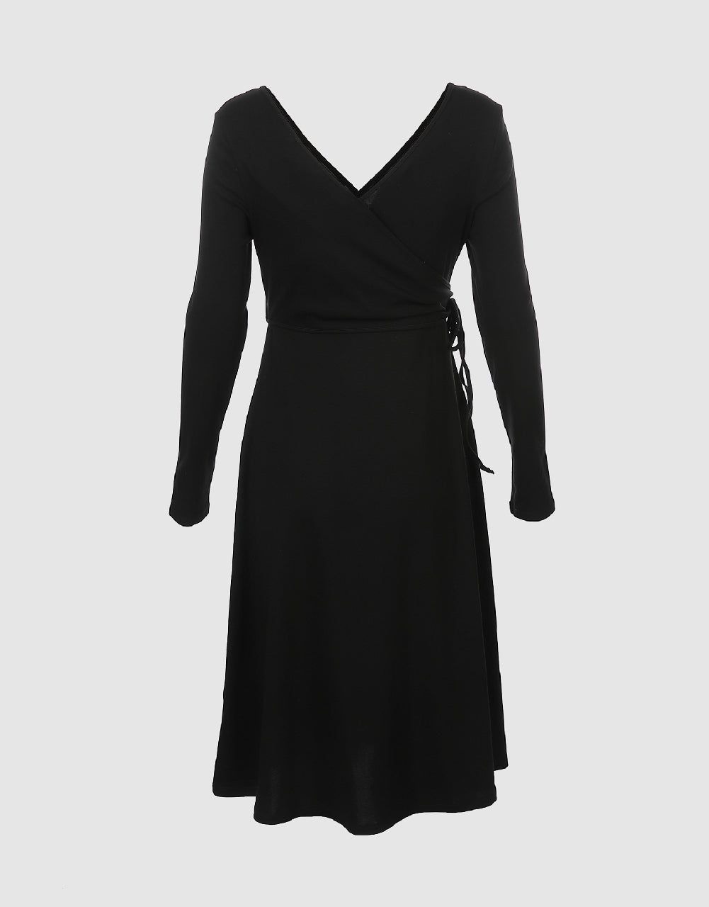Standard Sleeve V-Neck A-Line Dress sold by Urban Revivo product image thumbnail 3