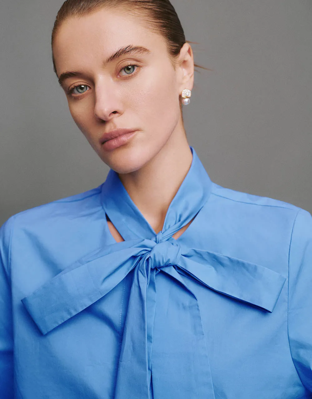 Striaght Loose Shirt With Tie sold by Urban Revivo product image thumbnail 4