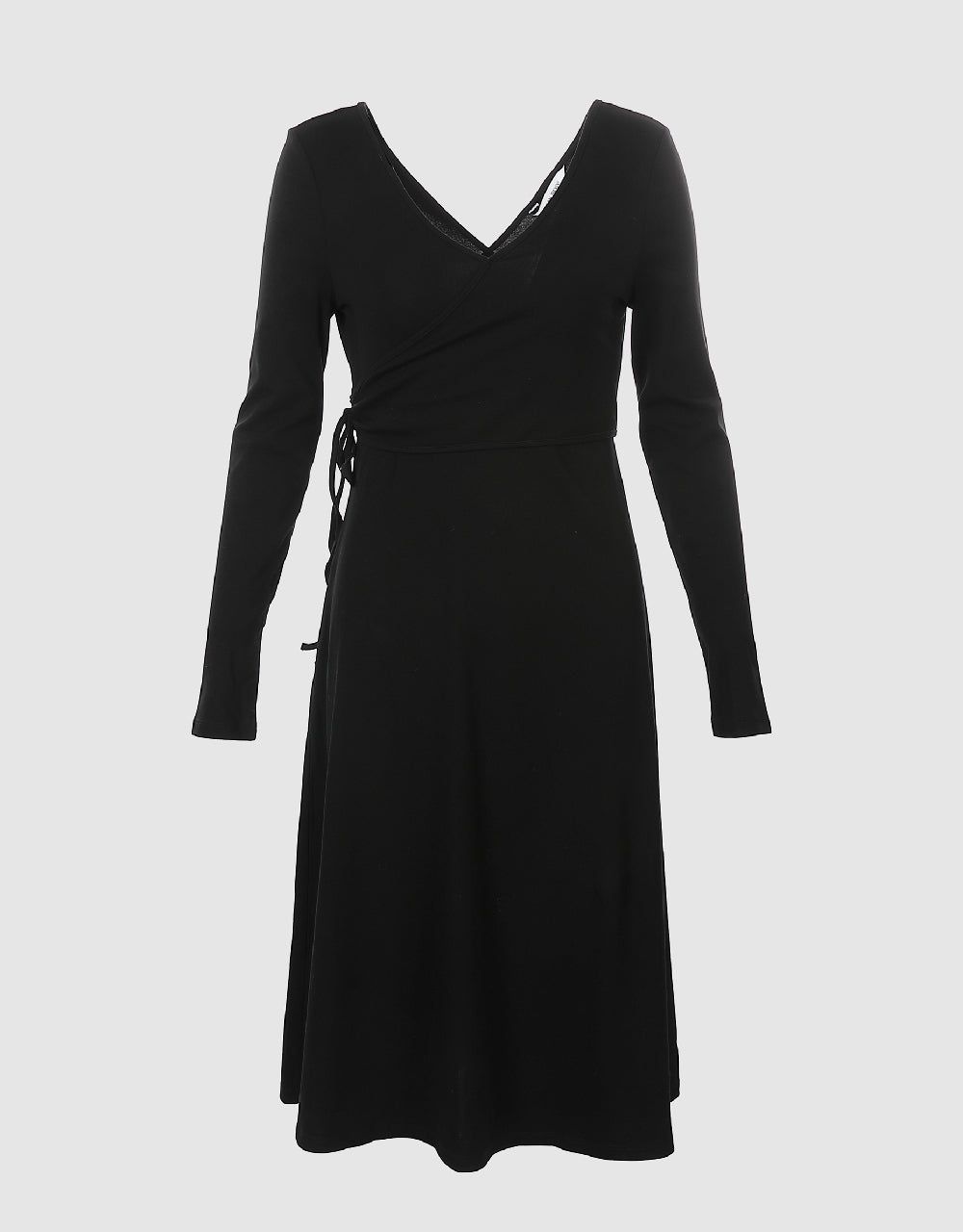 Standard Sleeve V-Neck A-Line Dress sold by Urban Revivo product image thumbnail 2