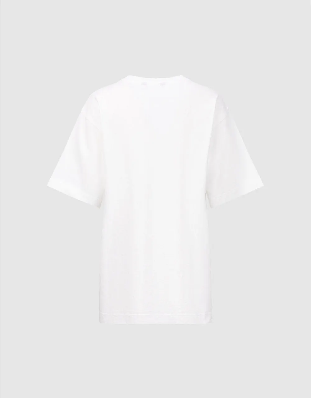 Drop Shoulder Sleeve Crew Neck Loose T-Shirt sold by Urban Revivo product image thumbnail 5