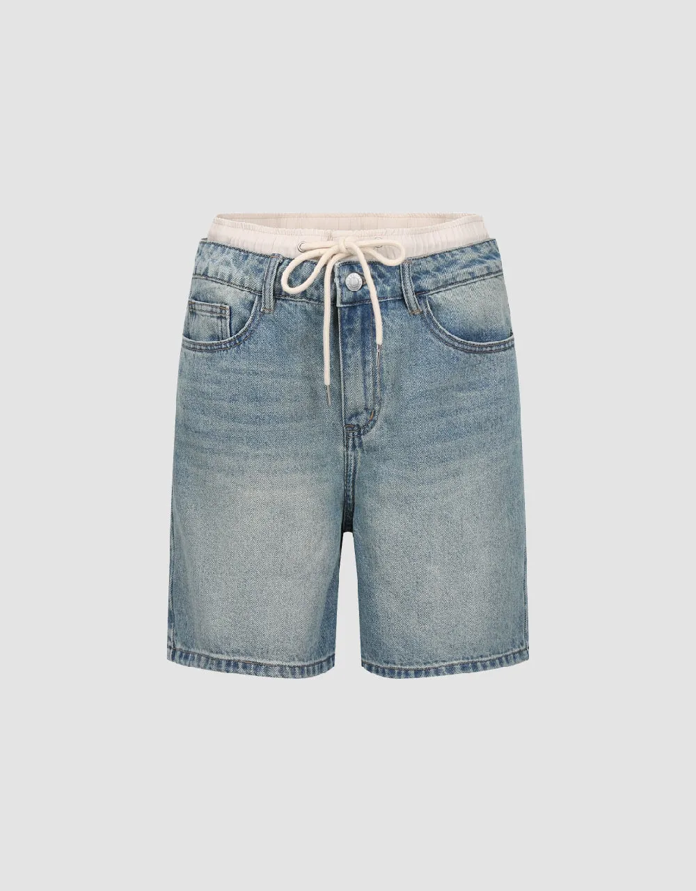 Loose Denim Shorts sold by Urban Revivo