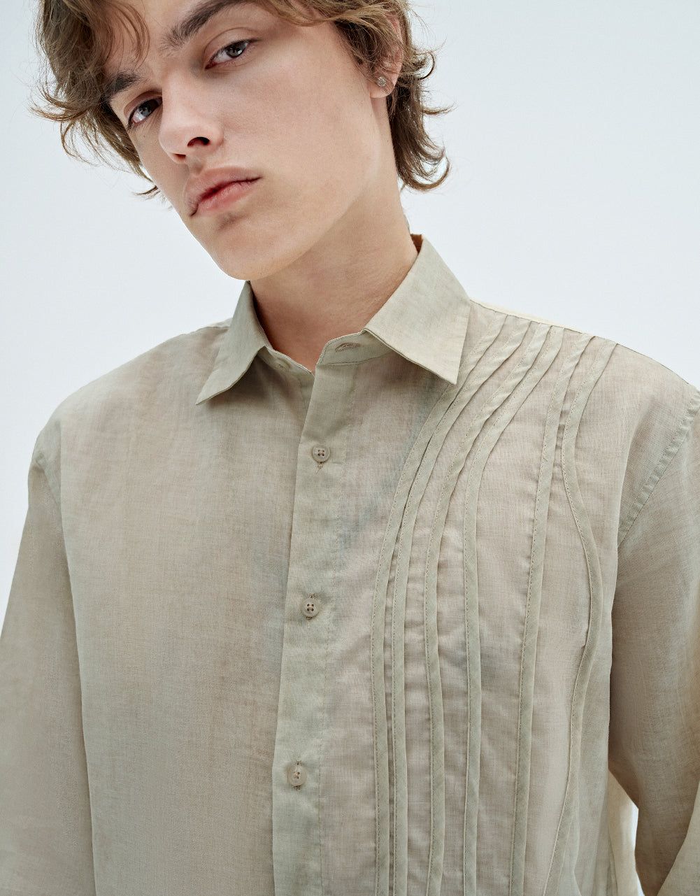 Straight Loose Shirt sold by Urban Revivo product image thumbnail 5