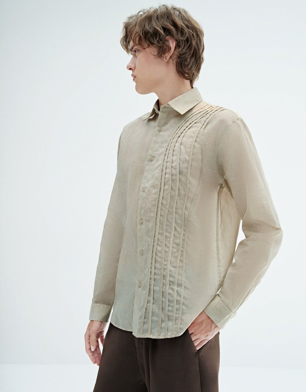 Straight Loose Shirt sold by Urban Revivo product image thumbnail 3