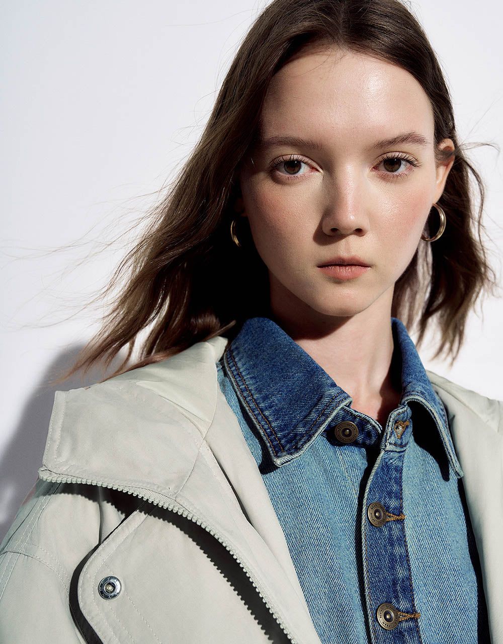 Zipper Front Hooded Down Jacket sold by Urban Revivo product image thumbnail 5