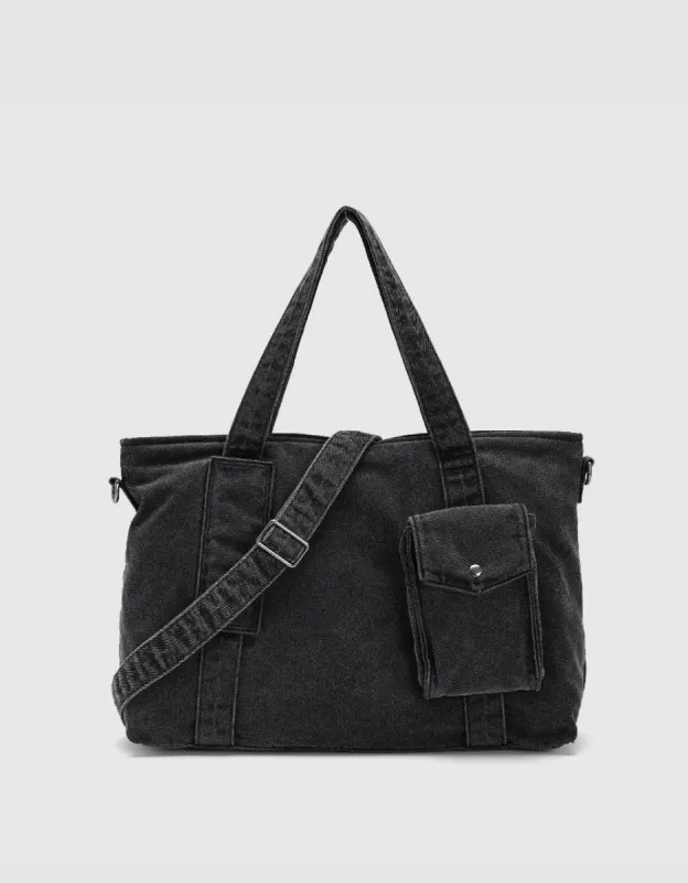 Denim Tote Bag sold by Urban Revivo