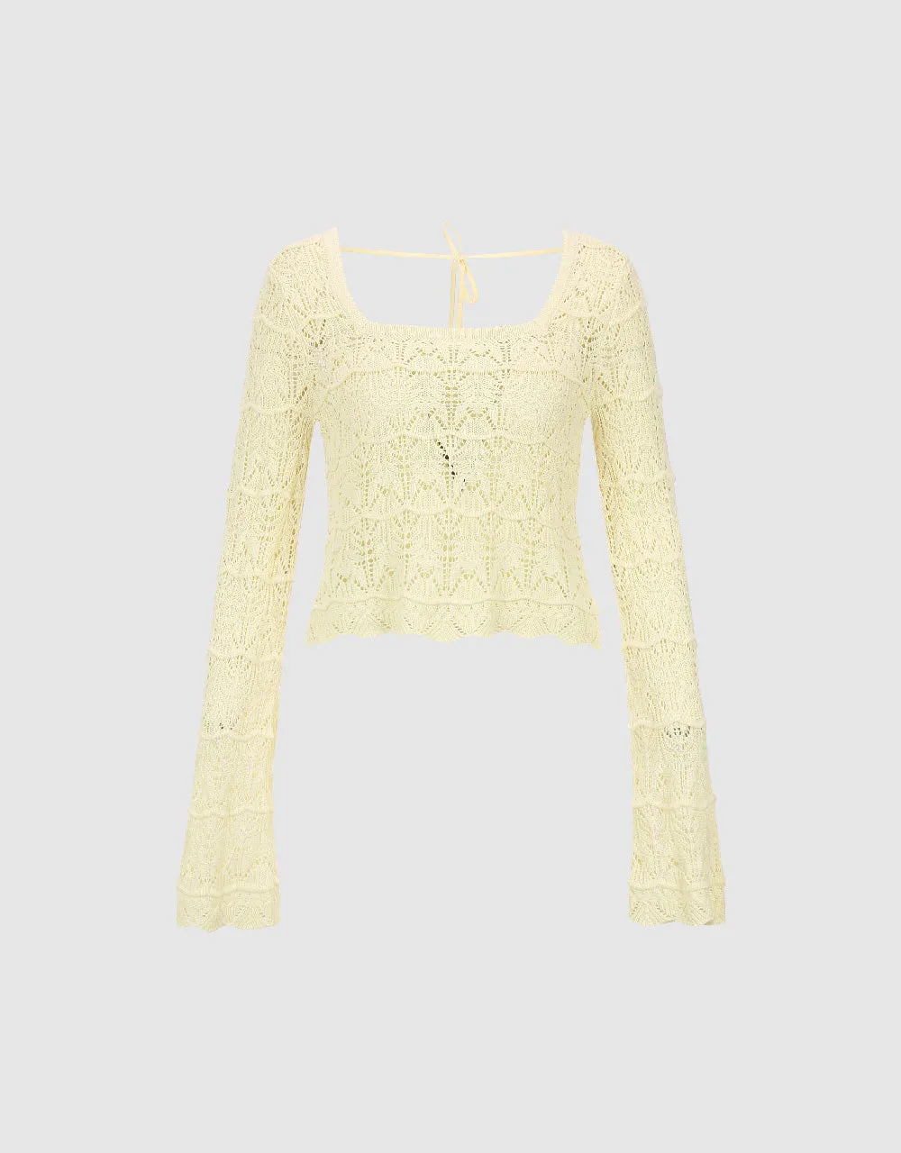 U Neck Knitted T-Shirt sold by Urban Revivo