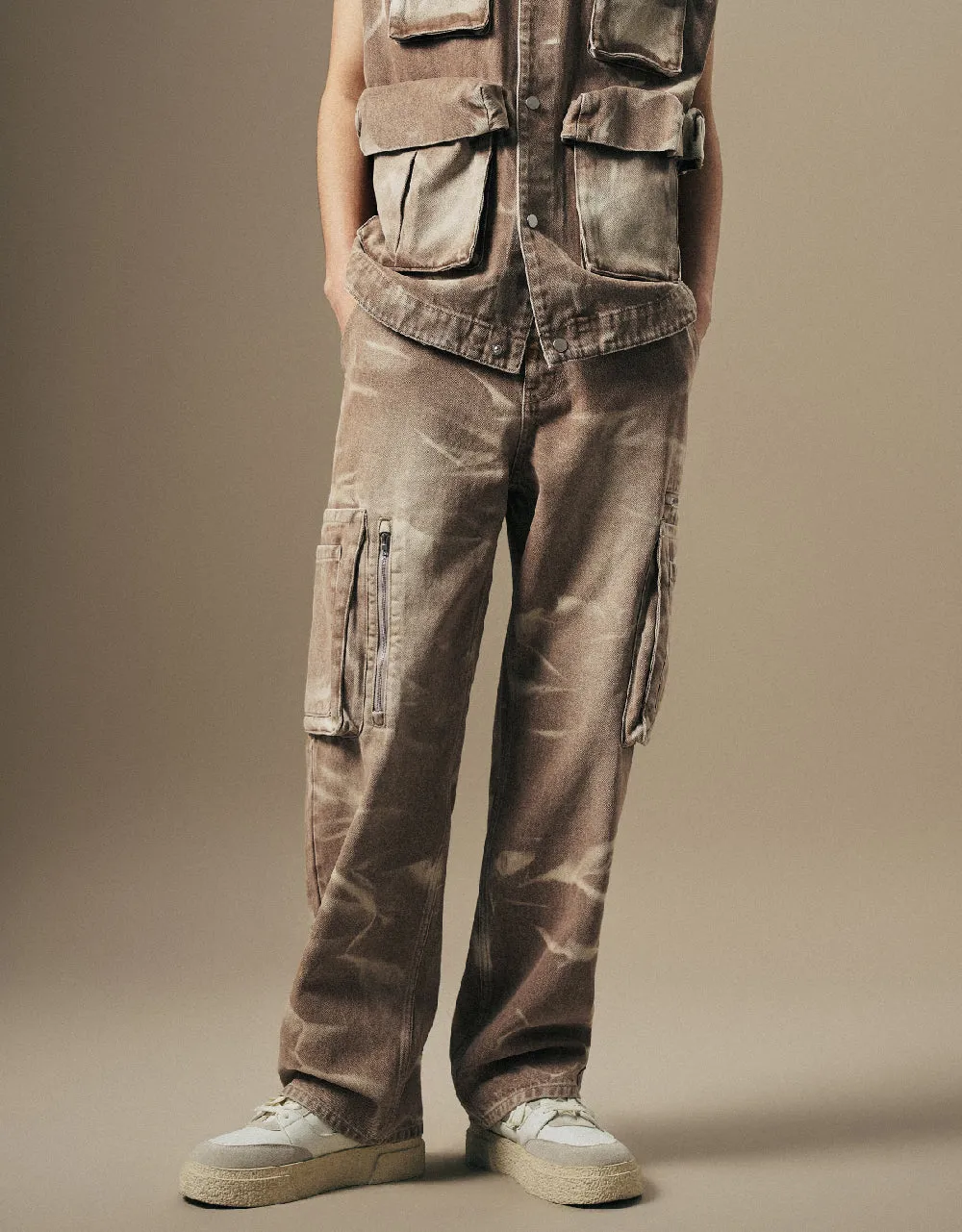 Multi-Pocket Straight Jeans sold by Urban Revivo product image thumbnail 2