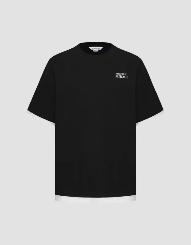 Letter Printed Crew Neck T-Shirt sold by Urban Revivo